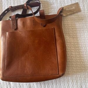 Madewell mini transport leather crossbody bag